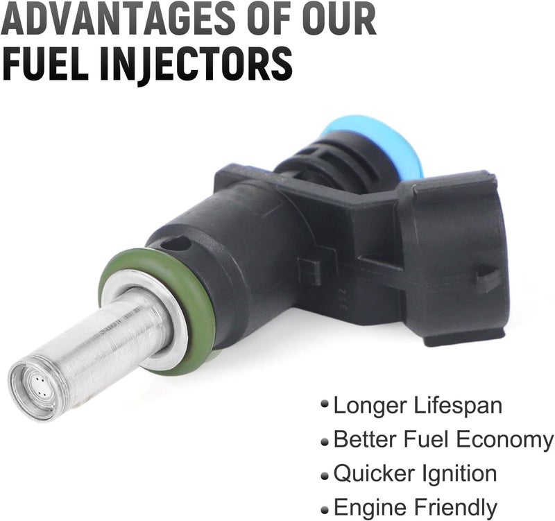 ADERI Fuel Injectors Compatible with Can-Am Renegade 850 2016-2023, Defender HD10 2016-2019, Outlander L 450 2015-2017, Maverick Trail 1000 2018-2023, A2C95638300 420874841, Set of 2 - Image 5